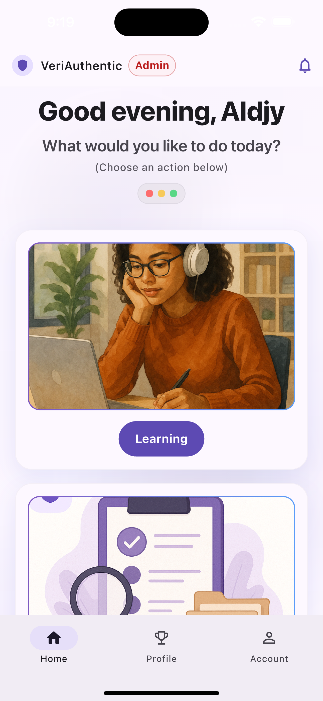 Cyvetron App daily guidance